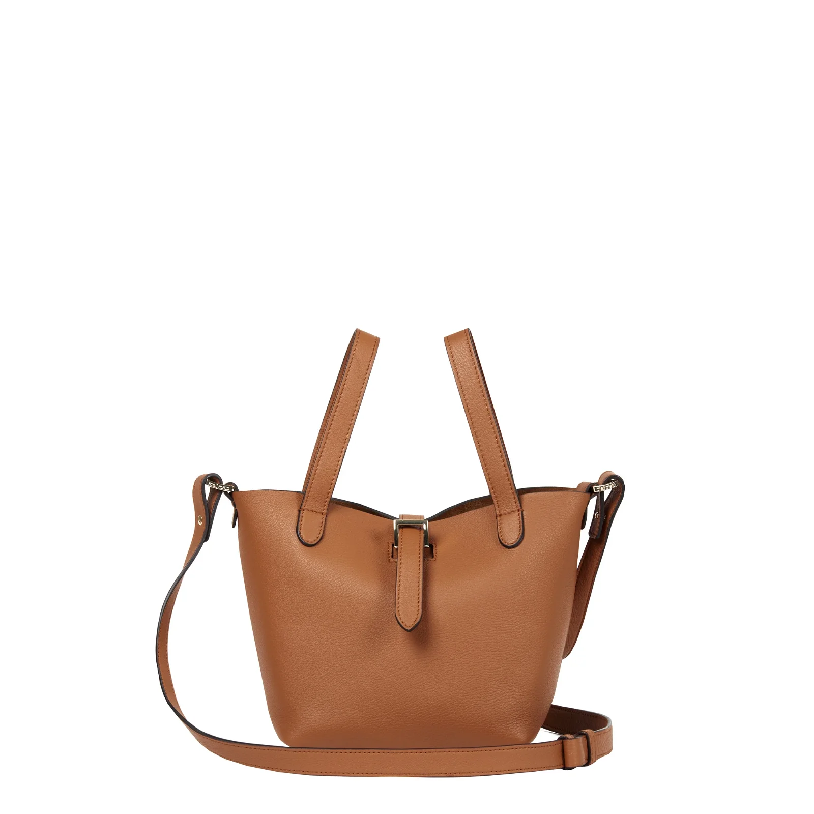 Thela Mini Taupe and Pink with Zip Closure Cross Body Bag for