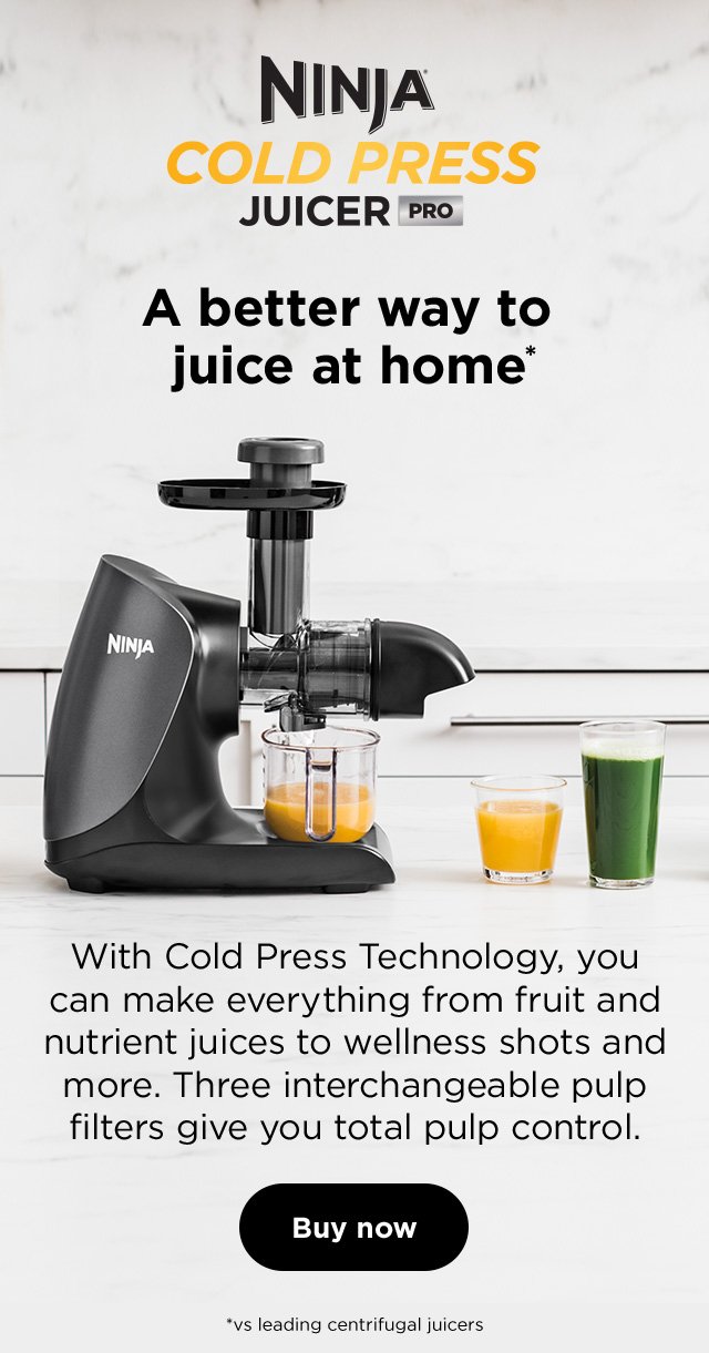 Ninja Kitchen: Meet the Ninja Cold Press Juicer Pro.