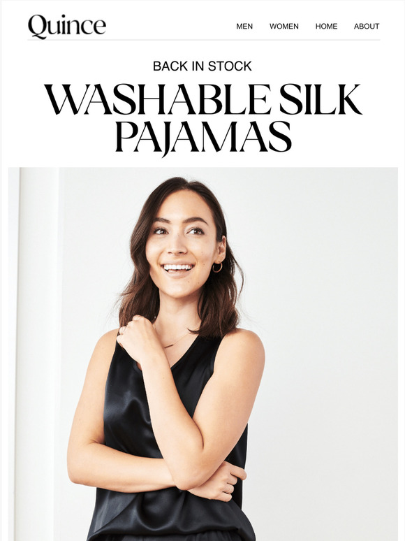 Quince Back In Stock Washable Silk Pjs Milled