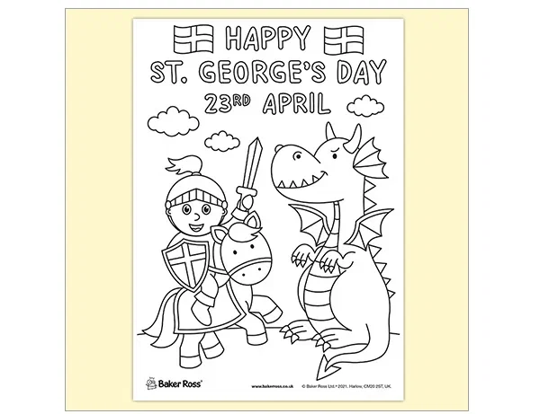 Happy St. George’s Day Poster