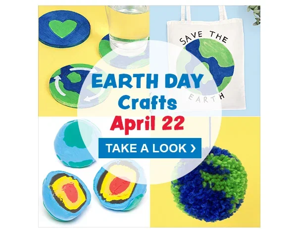 EARTH DAY Crafts April 22 TAKE A LOOK