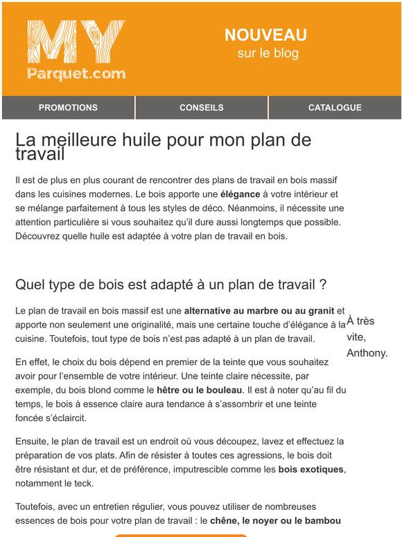 [Conseil du pro] Quelle huile est la meilleure pour mon plan de travail ?