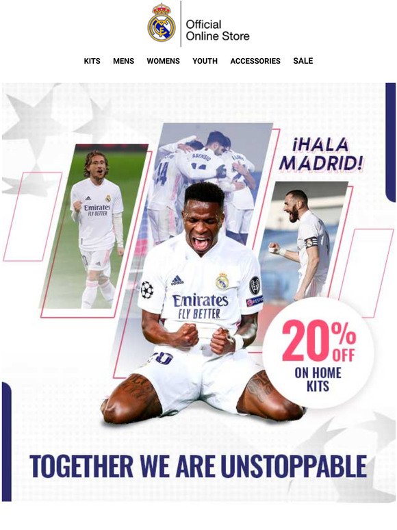 Together we are Unstoppable! Get 20% Off on Home Kits
