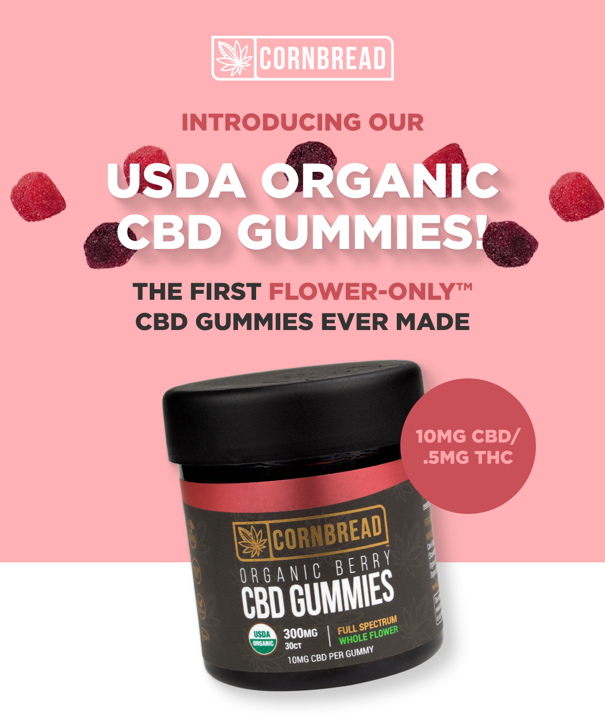 Organic CBD Oil - Buy Whole Flower CBD Oil - Cornbread Hemp®