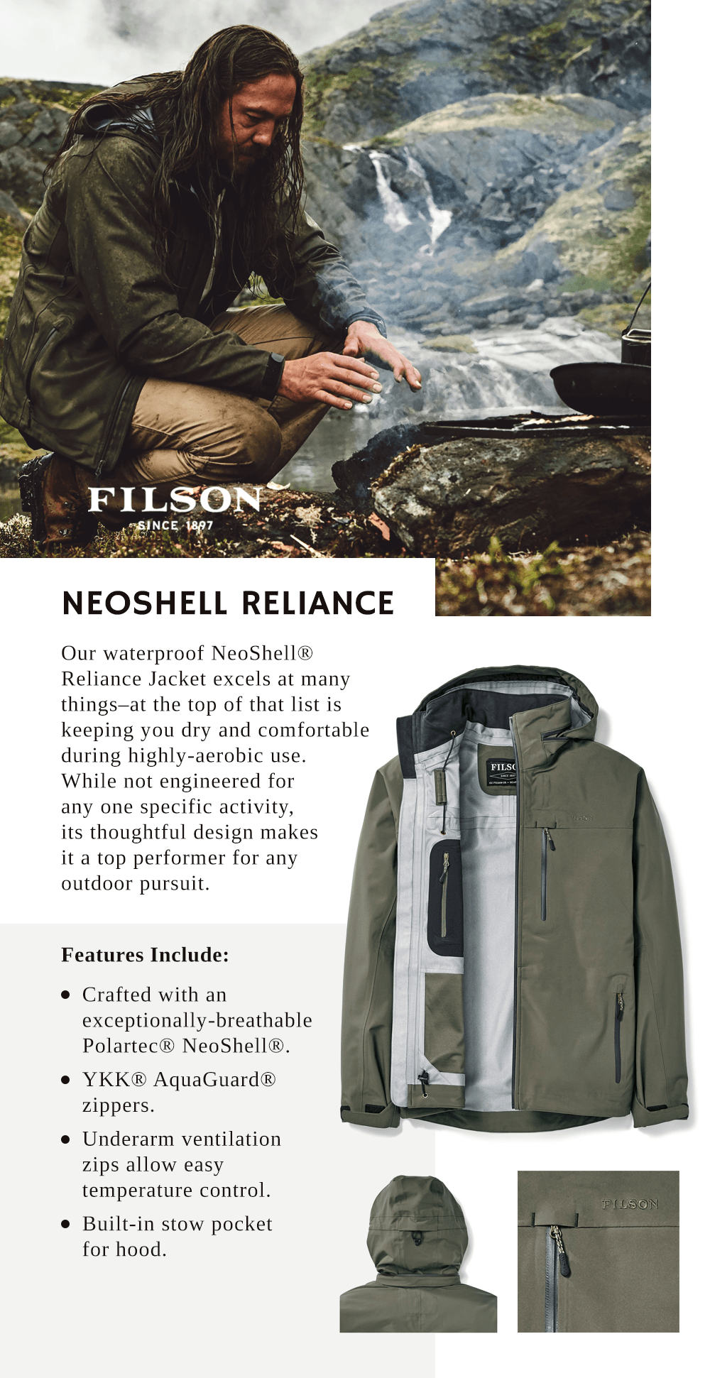 filson reliance jacket