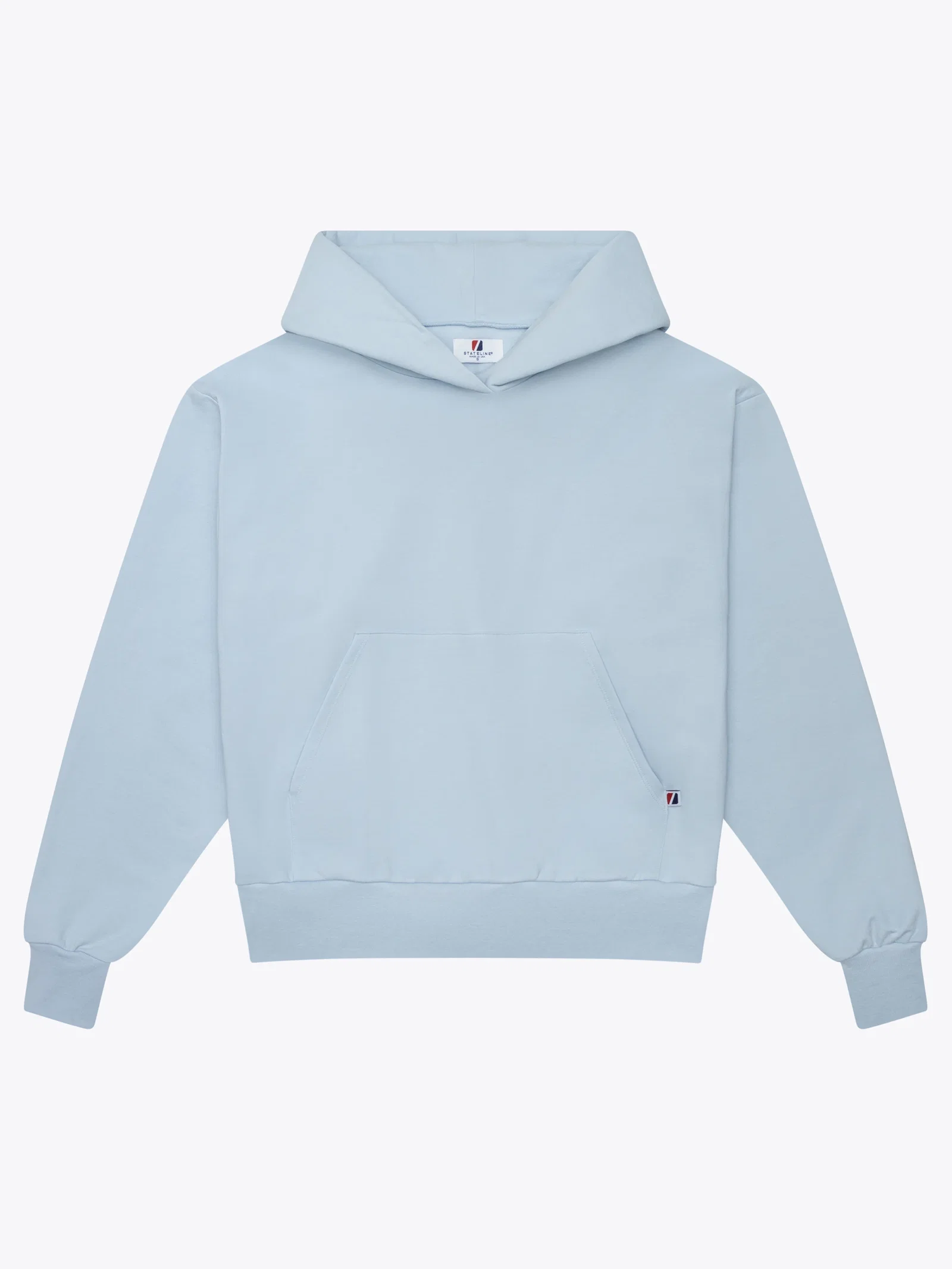 Image of 9oz Work Fit Hoodie - Baby Blue