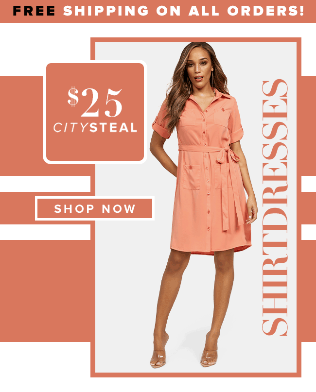 New York & Company: $25 Shirt Dresses, $15 City Knit Dresses  it's a CitySteal! | Milled