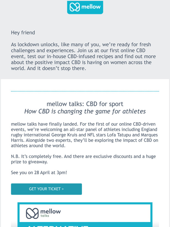 Your CBD roundup: all-star CBD sport event, yummy CBD recipes & more
