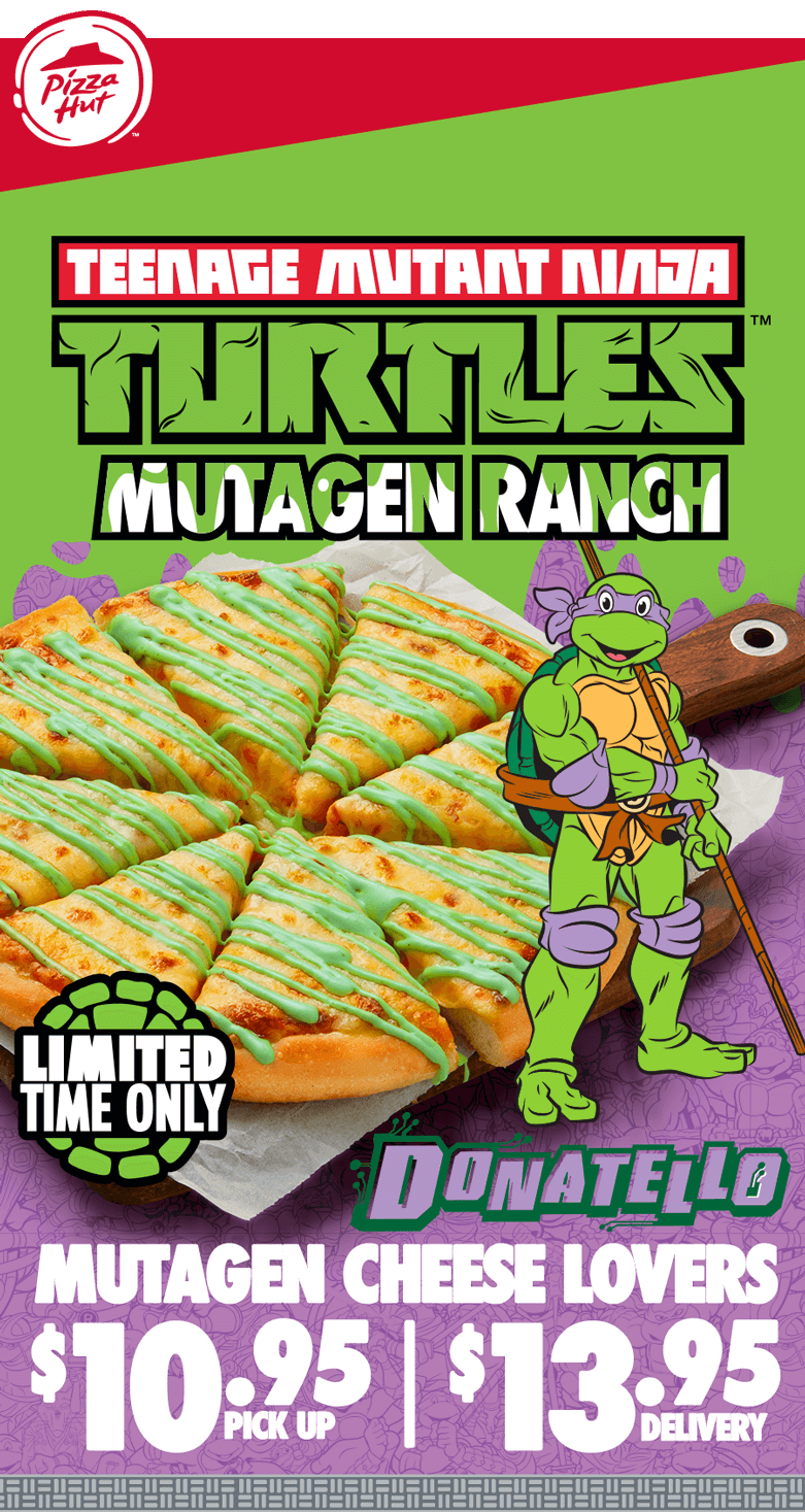 Pizza Hut Want to know TMNT Donatello's Pizzanality? Find out inside