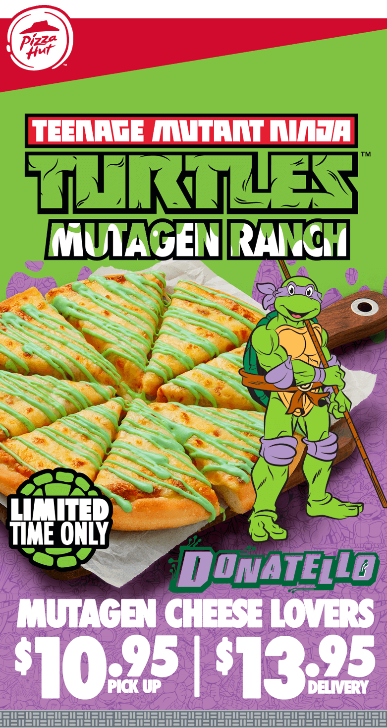 Teenage Mutant Ninja Turtles Pizza Hut Collection