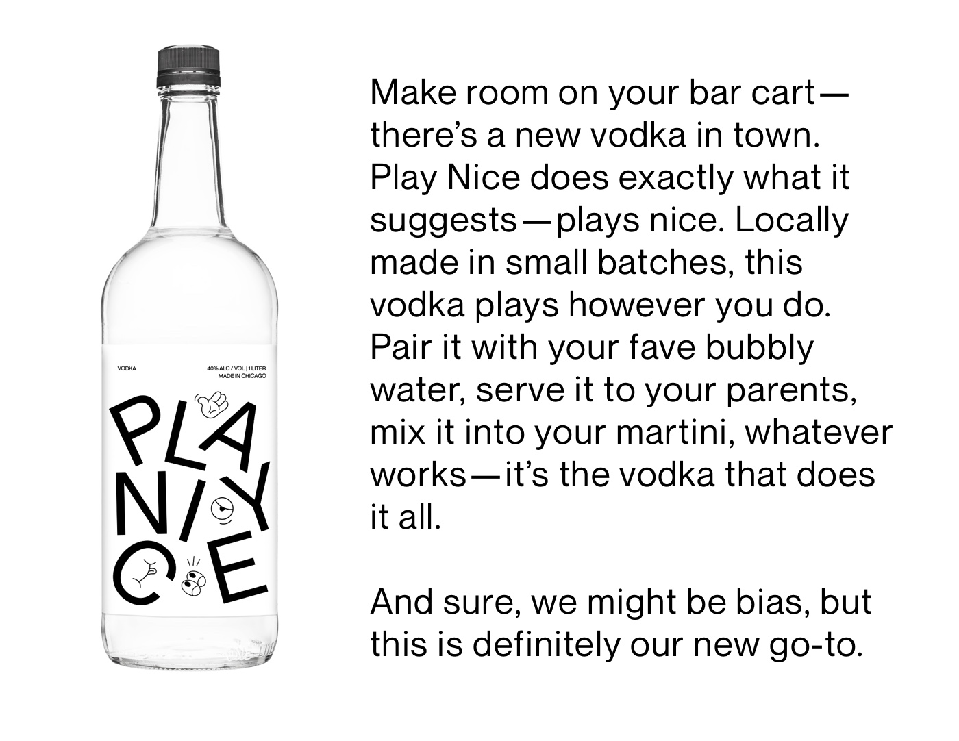 Foxtrot Play Nice Vodka Milled