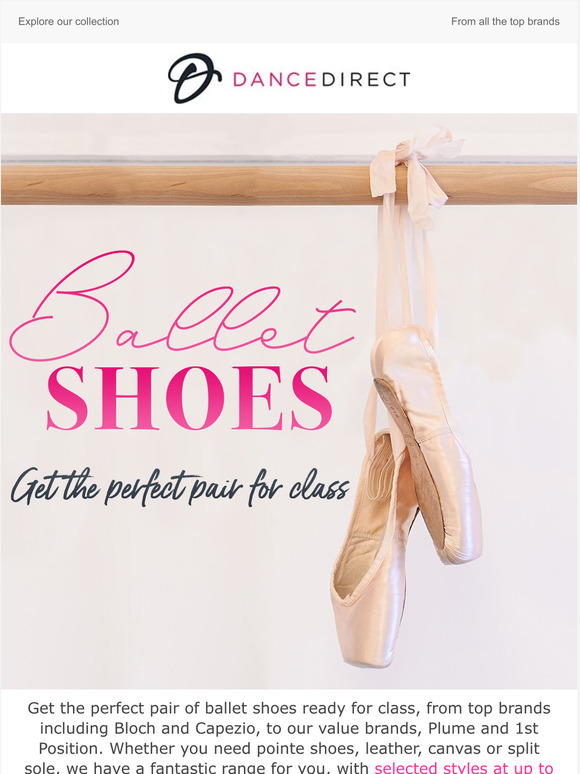 revolution stretch ballet shoes