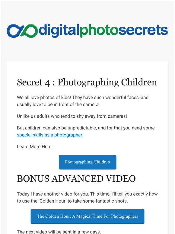[Photo Secrets] -your Digital Photography Secret #4
