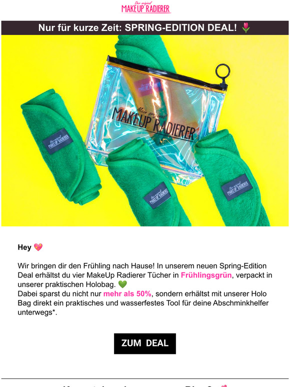  50% Rabatt mit dem Spring Deal
