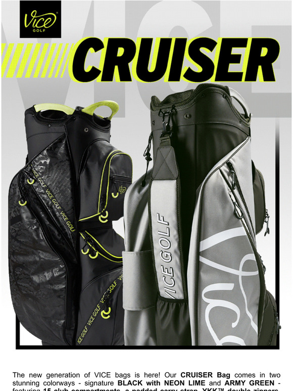 vice cruiser golf bag