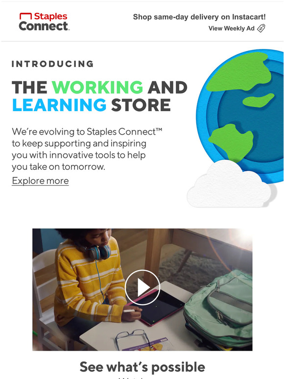 Staples Copy & Print Introducing Staples Connect. Milled