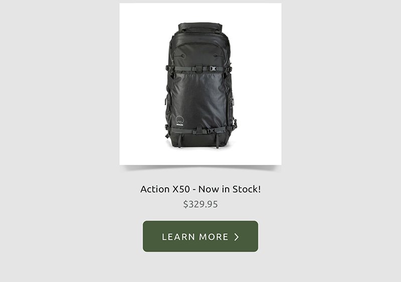 Action X50 Backpack