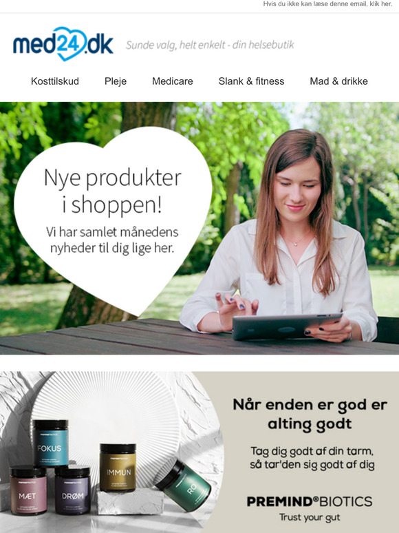 Se de nye produkter i vores sortiment