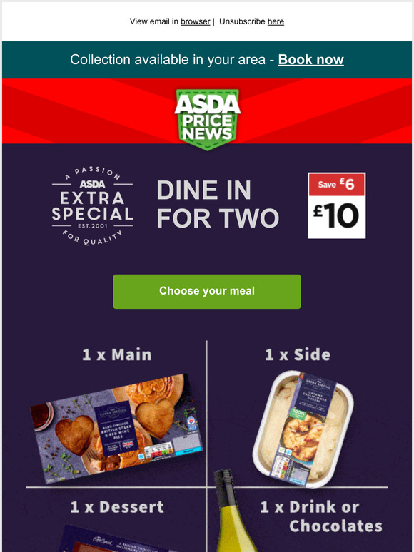 Asda Delivery in Tamworth - Menu & Prices - Asda Menu near me