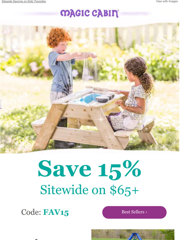 Sunny Savings15% OFF!