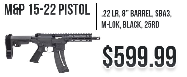 M&P 15-22 Pistol available at Impact Guns!