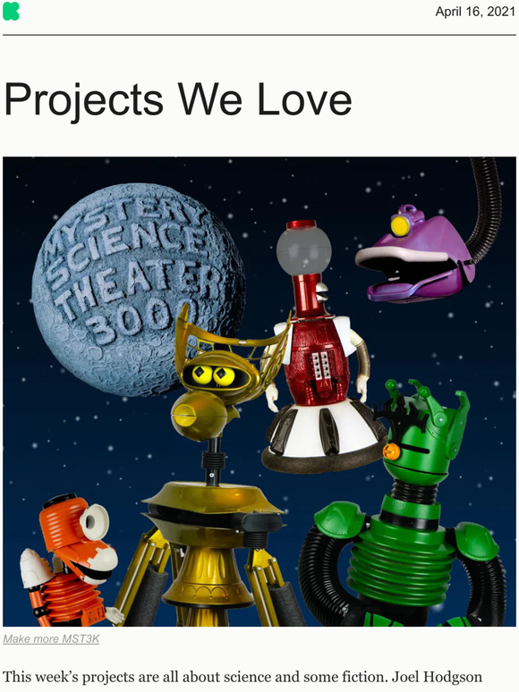 Projects We Love: Sci(Fi)