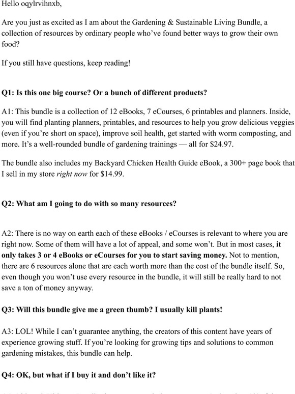Everything you wanted to know about the Gardening Bundle