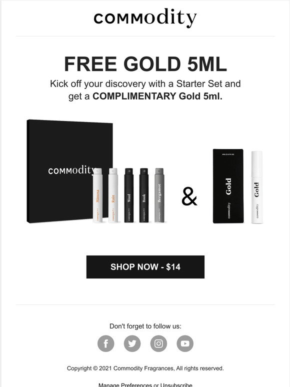 Commodity - Us - Us - Gold - 5ml