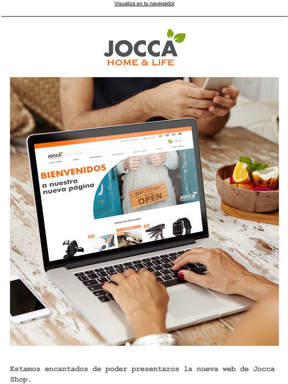 Estamos encantados de poder presentaros la nueva web de Jocca Shop.