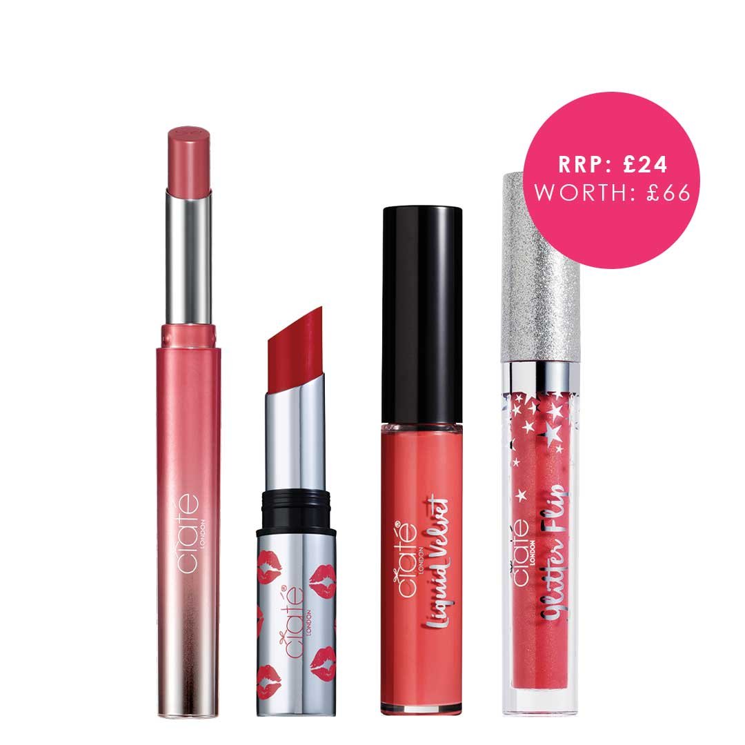 Radiant Red Glitter Lip Kit - Elektra Cosmetics