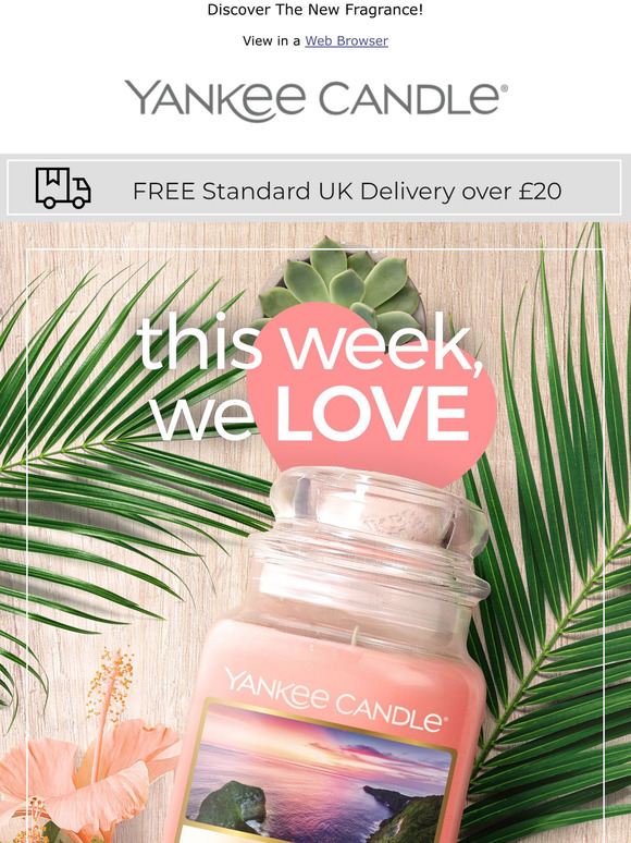 yankeecandle This Week We Love Cliffside Sunrise Milled