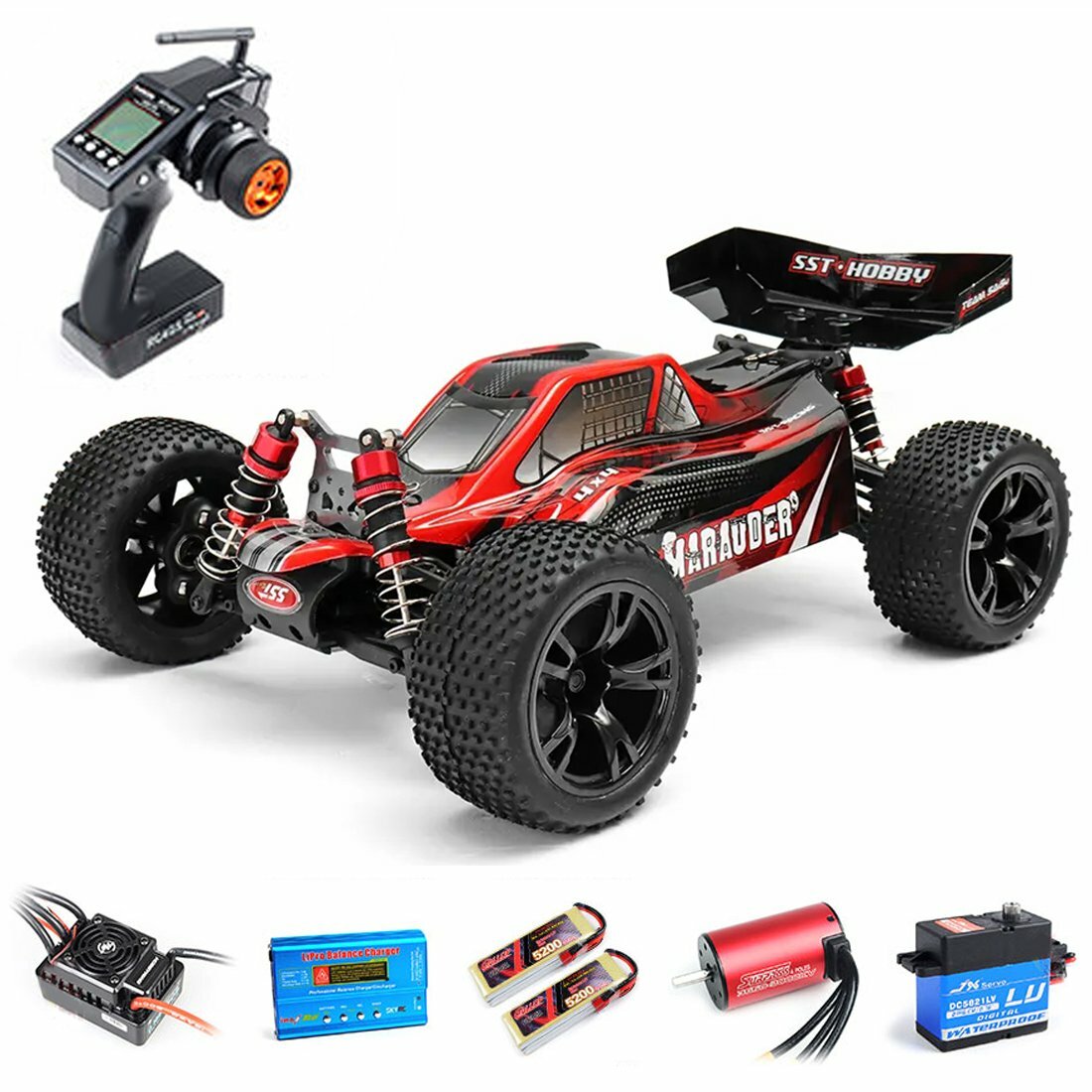 YK 4102PRO 1/10 2.4G 6CH 4WD Off Road Electric RC Crawler Vehicle