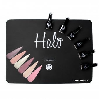 La Parisienne 2019 LED/UV Gel Polish Collection - (6 X 8ml & Free Black Halo Desk Mat)