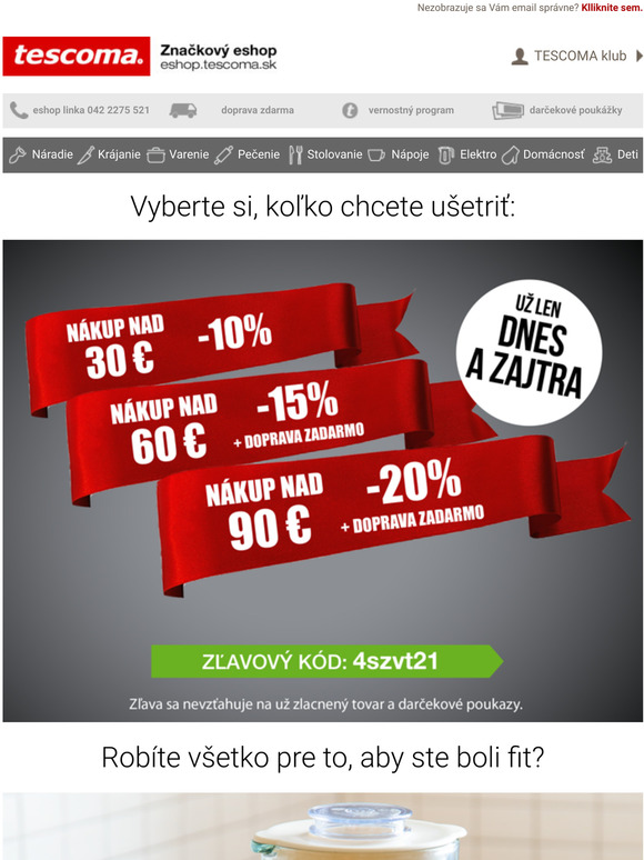 Robte vetko pre to, aby ste boli fit?