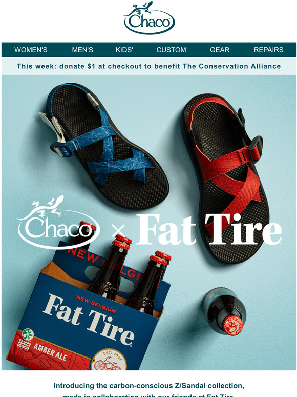 Chacos Chaco x Fat Tire is BACK Milled