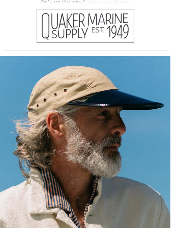 QUAKER MARINE SUPPLY キャップ コットンリネン Quaker Marine Supply Co: Spring Headwear: New Takes On The