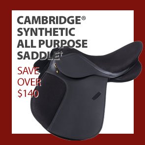 Cambridge® Synthetic All Purpose Saddle†