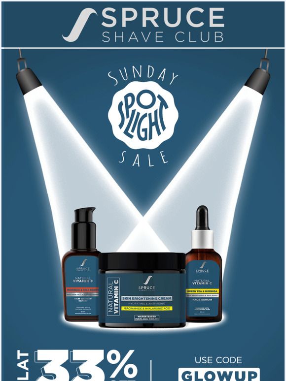 Spotlight Sale is LIVE! 33% Off on All Vitamin C Skin Brightening Essentials