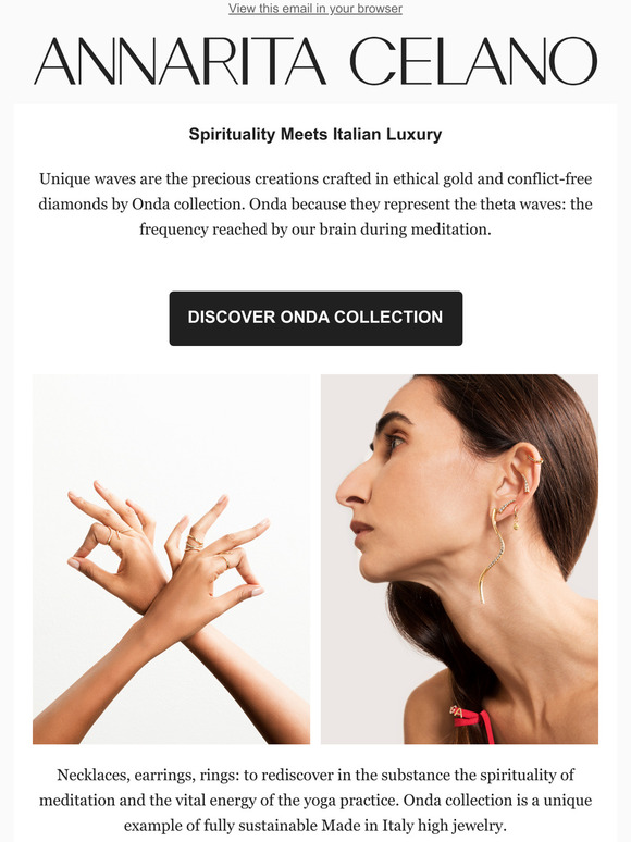 Annarita Celano Jewels presents Onda Collection