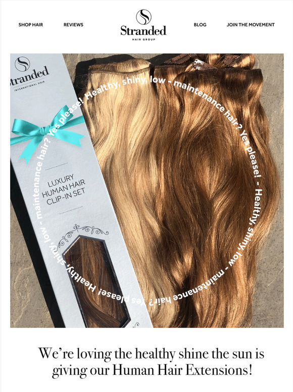 Healthy, shiny, low-maintenance hair?