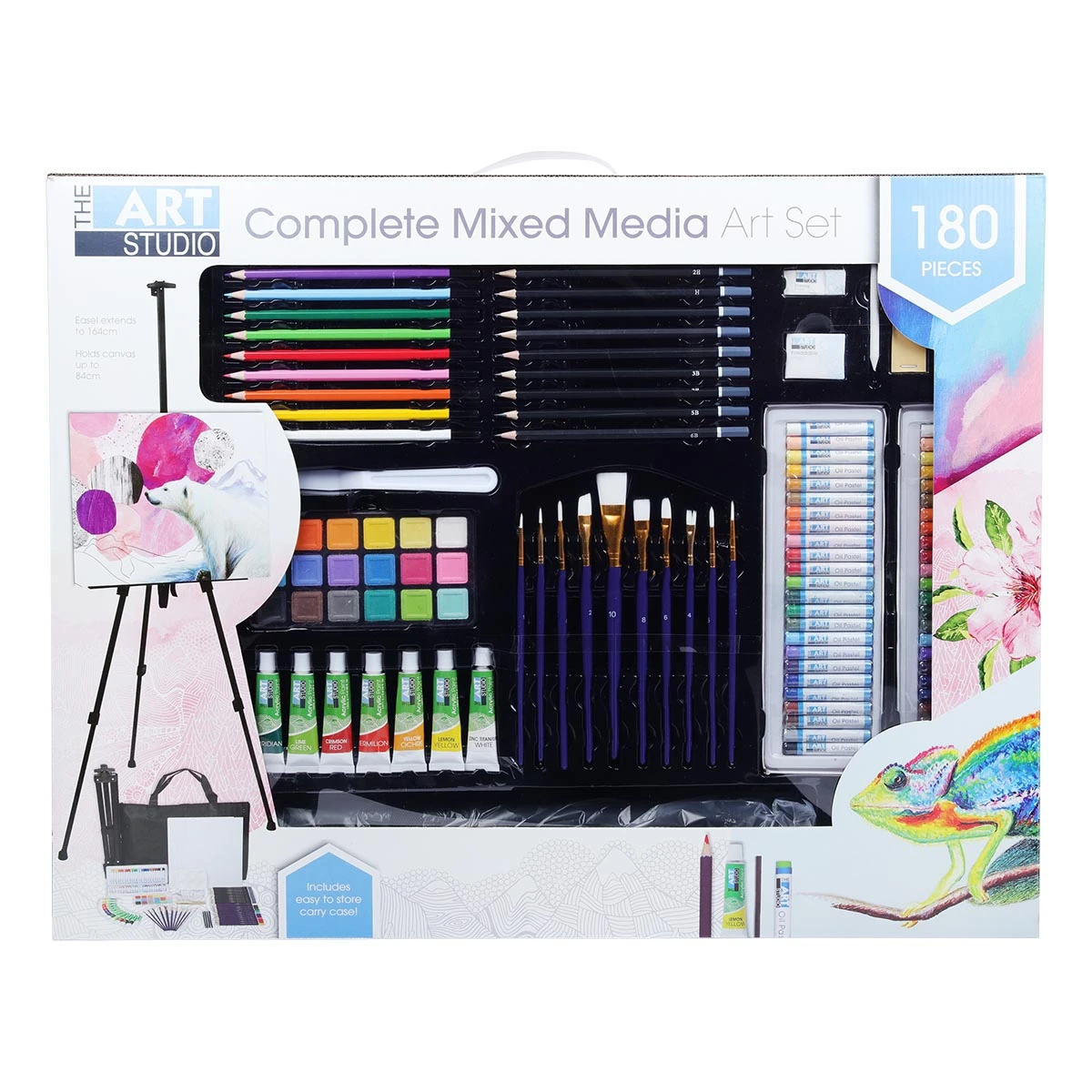 The Art Studio Complete Mixed Media Art Set (180 Pieces)