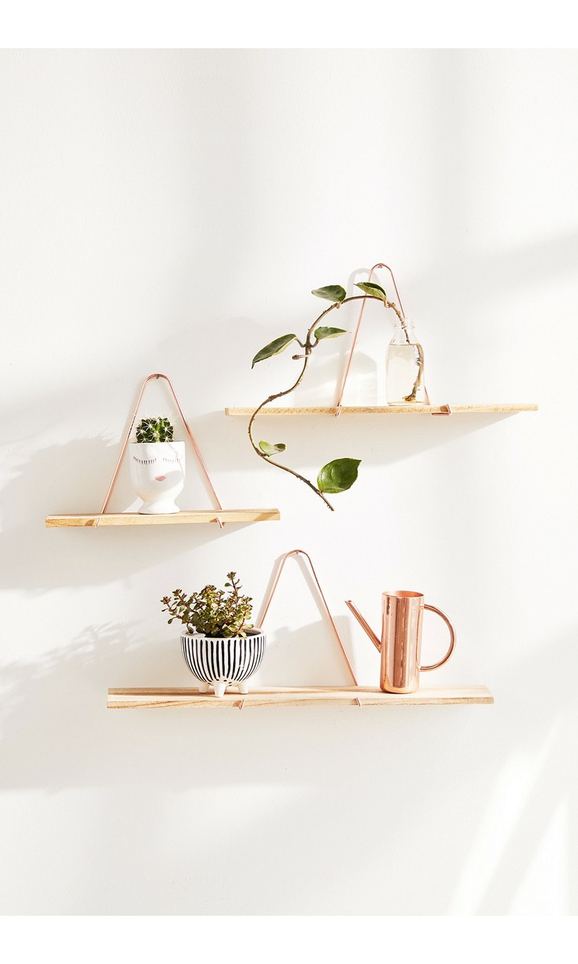 Kamal Entryway Multi-Hook Wall Shelf