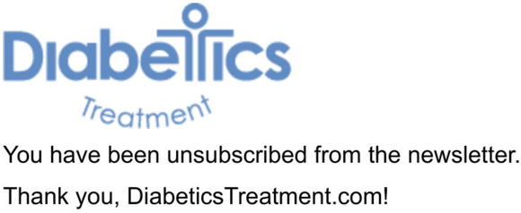 Newsletter unsubscription success
