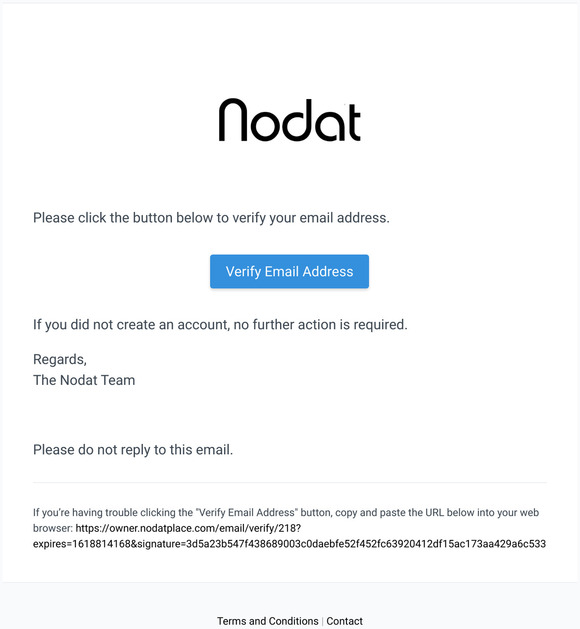 Verify Email Address