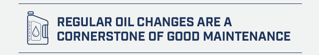 Regular oil changes are a cornerstone of good maintenance.