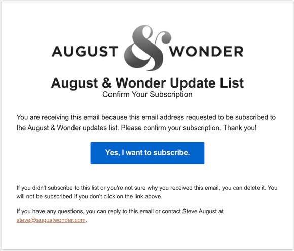 Confirm Your Subscription