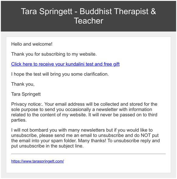 Here is your Kundalini Test and Free Gift
