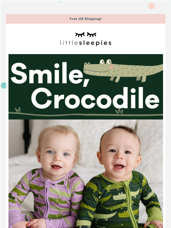 Little sleepies crocs/crocodiles 2024