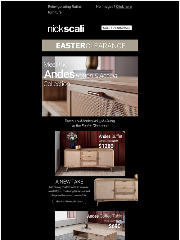 Nick Scali Online Meet the Andes Collection Milled