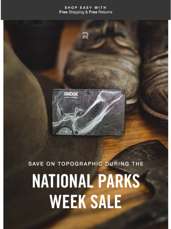 The Ridge: Take $20 OFF The Topographic Wallet | Milled